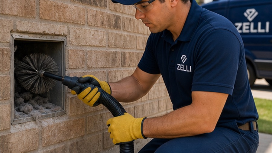Dryer vent cleaning