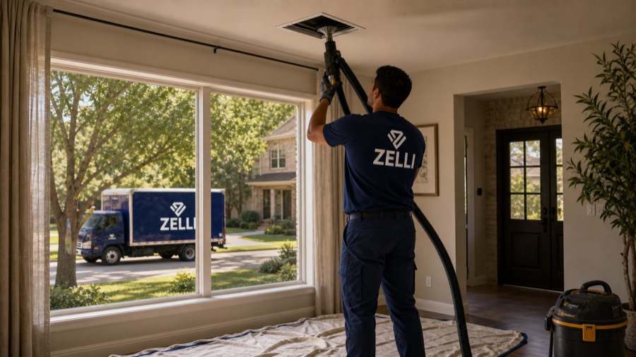 Supply vent cleaning