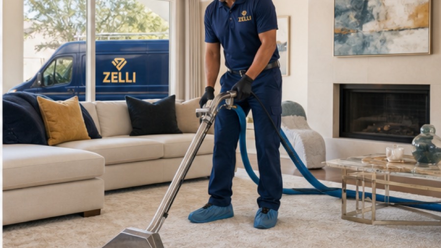 Carpet steam cleaning
