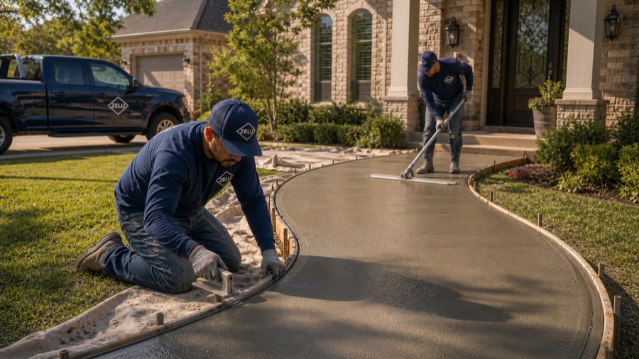 Walkway repair or new pour