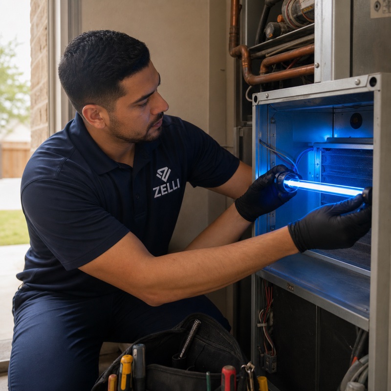 UV light installation