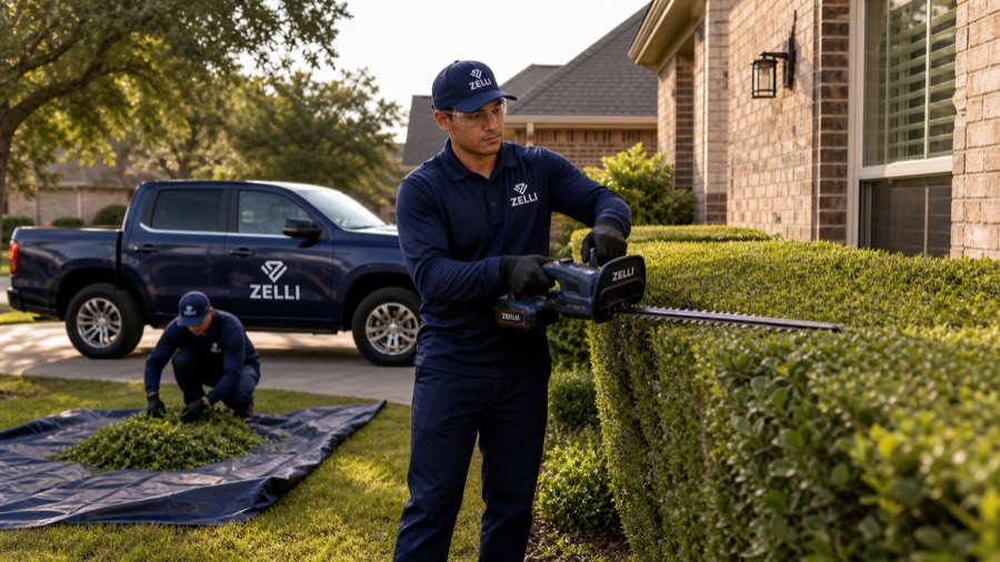Shrub trimming