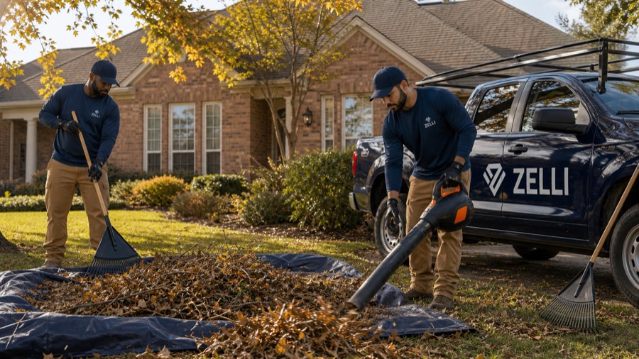 Leaf & debris cleanup