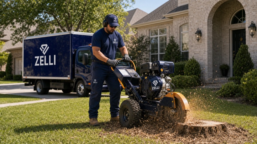 Stump grinding